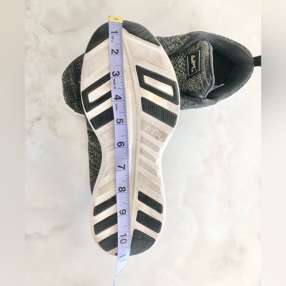 Athletic Propulsion Labs APL Women’s Techloom Pro Shoe Black/Gold/Silver Size 9 - Picture 10 of 12